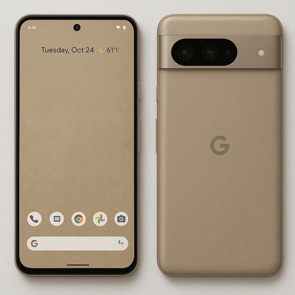 Google Pixel 8 - Unlocked, 128 GB, Hazel, 8 GB, G9BQD, Sub-6 5G