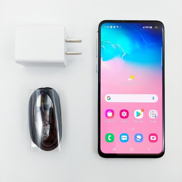 Samsung Galaxy S10e - T-Mobile, 128 GB, White, 6 GB, SM-G970U