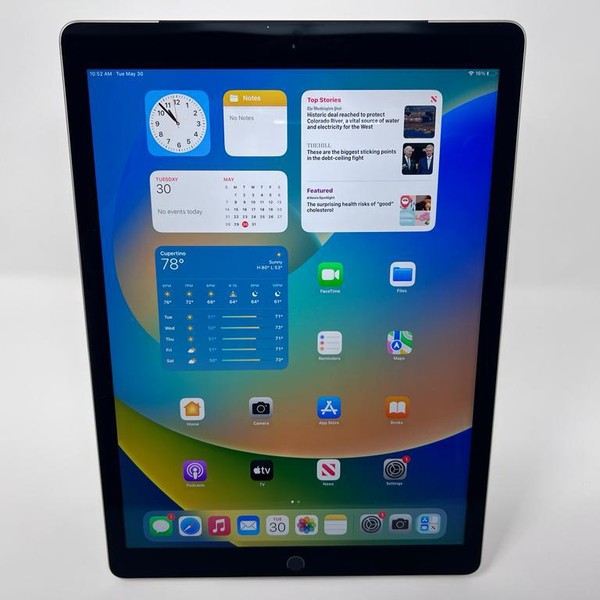 Apple iPad Pro 12.9 inch 1st Gen 2015 - Unlocked, 128 GB, Gray, A1652, 1st Gen 2015