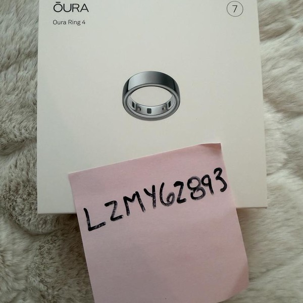 Oura Ring Gen 4 - Silver, Size 7