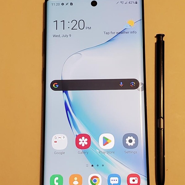 Samsung Galaxy Note 10 - AT&T, 256 GB, Black, 8 GB, SM-N970U