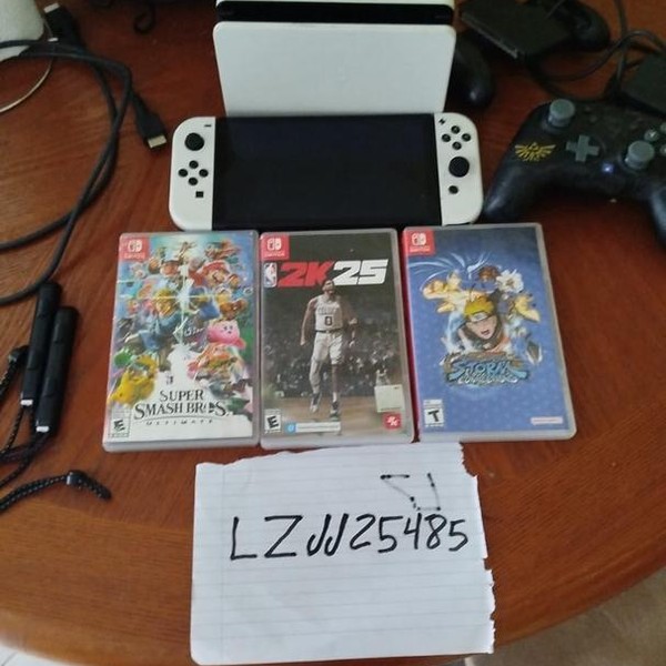 Nintendo Switch - OLED - Black, 64 GB, Super Smash Bros.