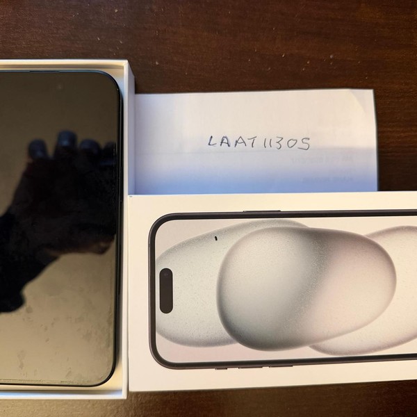 Apple iPhone 15 - Unlocked, Black, 256 GB, A2846