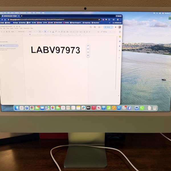 iMac 2024 24 inch - 256 GB, Green, 16 GB, Apple M4, Ethernet+ PlusWiFi, 10-core GPU