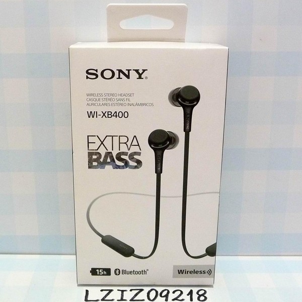 Sony WI-XB400 Wireless In-Ear Headphones - Black