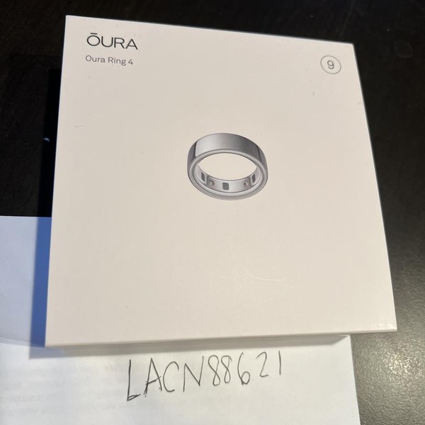 Oura Ring Gen 4 - Silver, Size 9