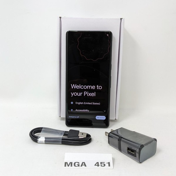 Google Pixel 7 Pro - Unlocked, 256 GB, Obsidian, 12 GB, GE2AE