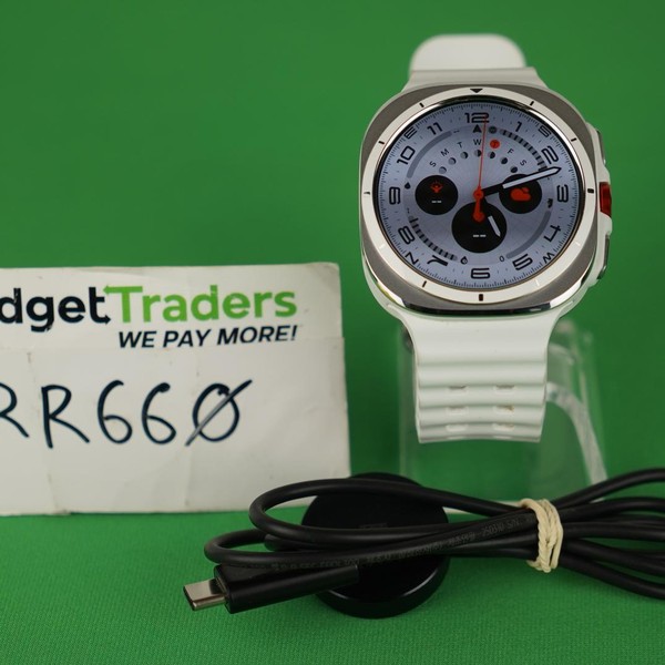 Samsung Galaxy Watch Ultra - Unlocked, White, SM-L705U, 47mm