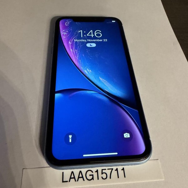 Apple iPhone Xr - Unlocked, 128 GB, Blue, A1984