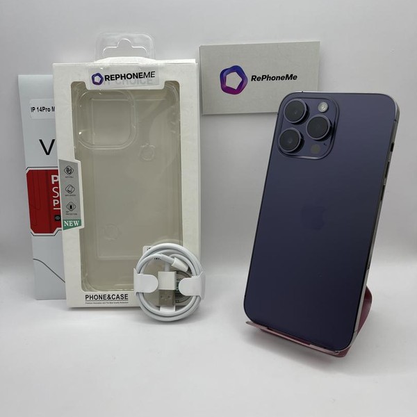 Apple iPhone 14 Pro Max - Unlocked, Purple, 128 GB, A2651