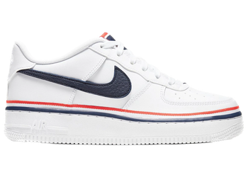 Nike Air Force 1 Low LV8 Ribbon White Blue (GS) for sale