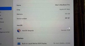 Good
													MacBook Pro 2021 - 16" - Apple M1 Max, Silver, 1 TB, 64 GB, photo 4 of 4