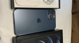 Mint
													Apple iPhone 12 Pro Max - Unlocked, Pacific Blue, 128 GB, A2342, photo 3 of 13