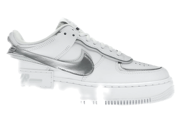 Nike Air Force 1 Low Shadow White Pure Platinum Metallic Silver (Women's) for sale