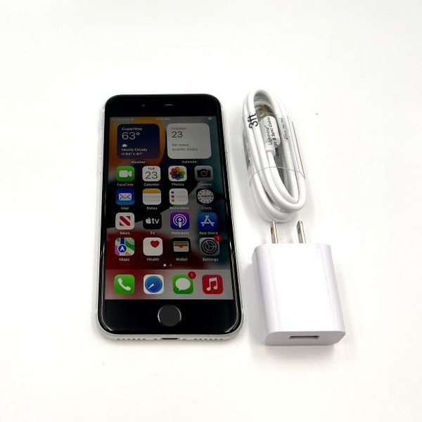 Apple iPhone SE 2nd Gen 2020 - Straight Talk, 128 GB, White, A2275