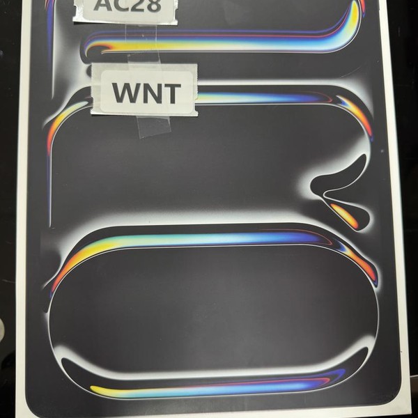 Apple iPad Pro 13 inch (M5) 2025 - Wi-Fi, 256 GB, Space Black, Apple M5 9-Core, A3360, Standard Glass