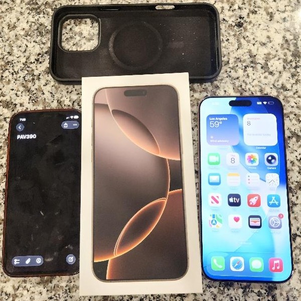 Apple iPhone 16 Pro Max - Unlocked, 256 GB, Desert, A3084