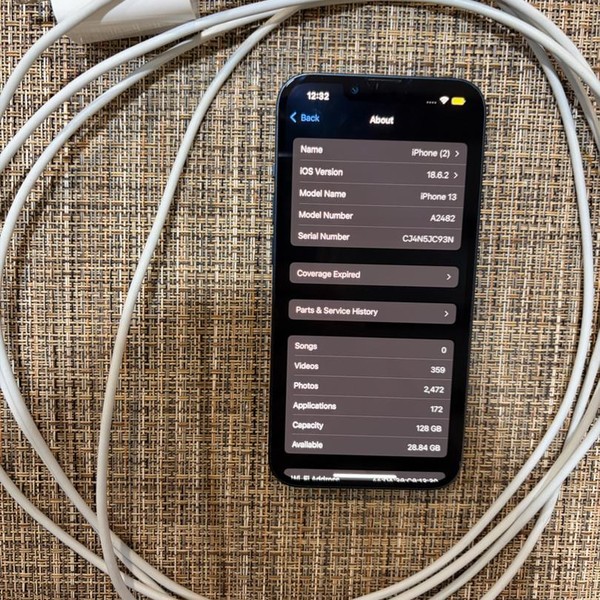 Apple iPhone 13 - Unlocked, 128 GB, Midnight, A2482