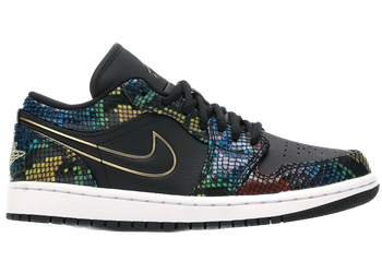 Jordan 1 Low Multicolor Snakeskin (2020) (Women's) for sale