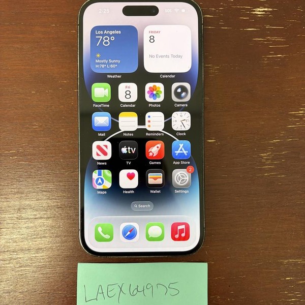 Apple iPhone 14 Pro - Unlocked, 256 GB, Black, A2650