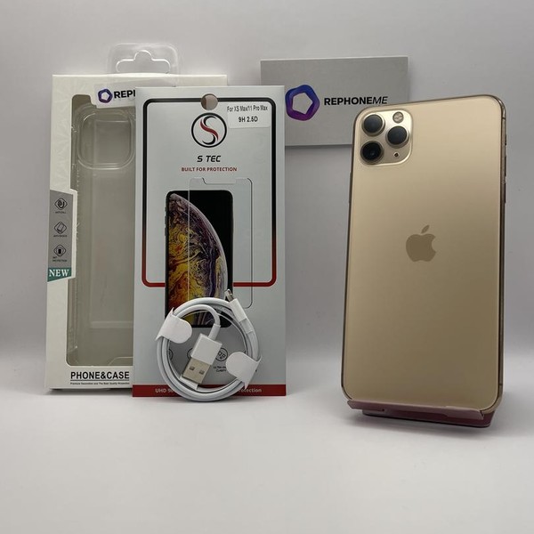 Apple iPhone 11 Pro Max - Unlocked, 64 GB, Gold, A2161