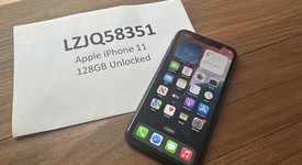 Good
													Apple iPhone 11 - Unlocked, Black, 128 GB, A2111, photo 1 of 4