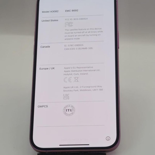 Apple iPhone 16 Plus - Verizon, Pink, 128 GB, A3082