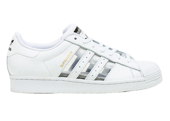 adidas Superstar White Transparent Stripes for sale