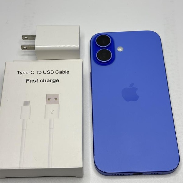 Apple iPhone 16 - Unlocked, 128 GB, Ultramarine, A3081