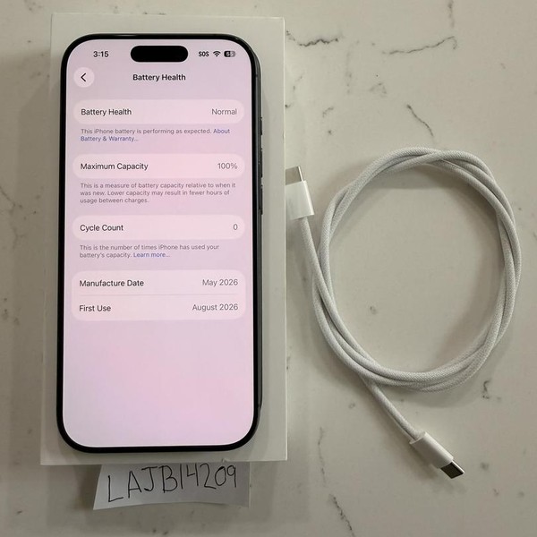 Apple iPhone 17 - Unlocked, 256 GB, Black, A3258