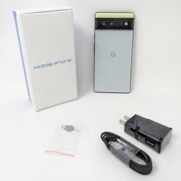 Google Pixel 6 - Unlocked, 256 GB, Seafoam, 8 GB, GB7N6