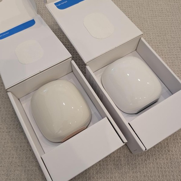 Google Nest Wifi Pro 6e Mesh Router - Snow, 2-Pack