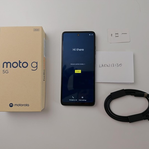 Moto G 5G (2024) - Unlocked, 128 GB, Green, 4 GB