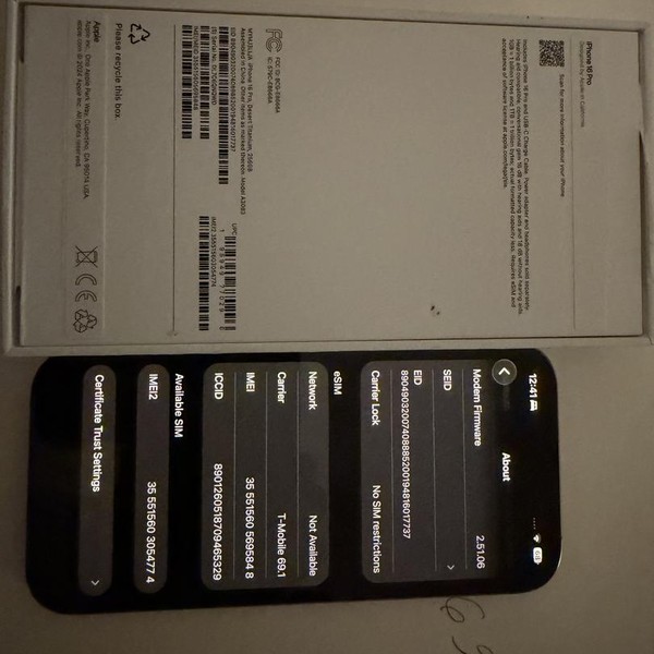 Apple iPhone 16 Pro - Unlocked, 256 GB, Desert, A3083