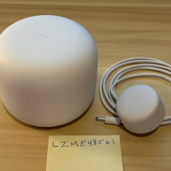 Google Nest WiFi Mesh Router - Snow, Single