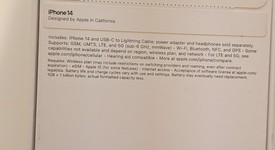 New
													Apple iPhone 14 - Metro by T-Mobile, Midnight, 128 GB, A2649, photo 3 of 3