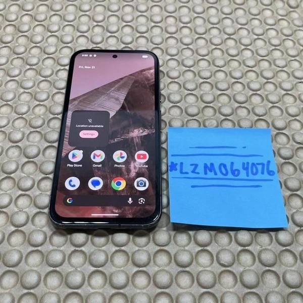 Google Pixel 8a - Unlocked, 128 GB, Obsidian, 8 GB, GKV4X, Sub-6 5G