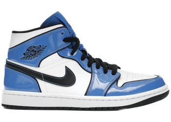 Jordan 1 Mid Signal Blue for sale