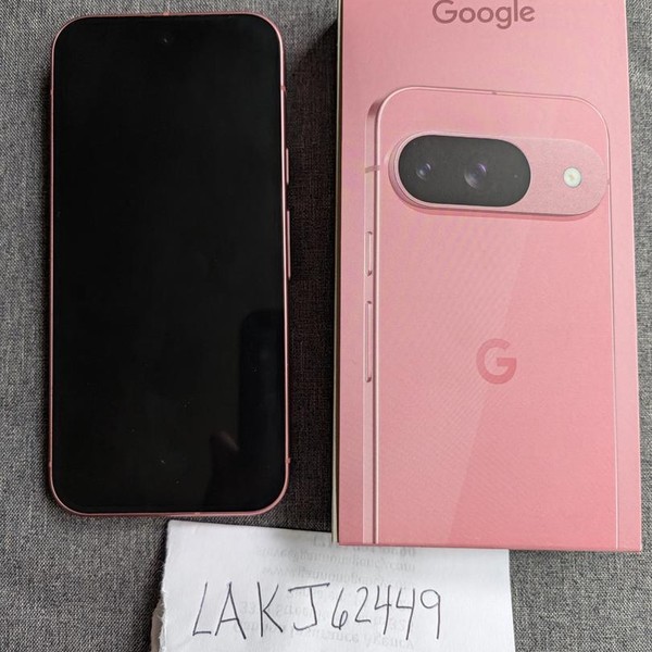 Google Pixel 9 - Unlocked, 128 GB, Peony, 12 GB, G2YBB