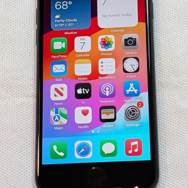 Apple iPhone SE 2nd Gen 2020 - Unlocked, 64 GB, Black, A2275