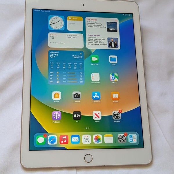 Apple iPad (5th Gen) - Wi-Fi, 128 GB, Gold, A1822