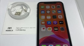 Good
													Apple iPhone 11 - Metro by T-Mobile, Black, 64 GB, A2111, photo 1 of 6