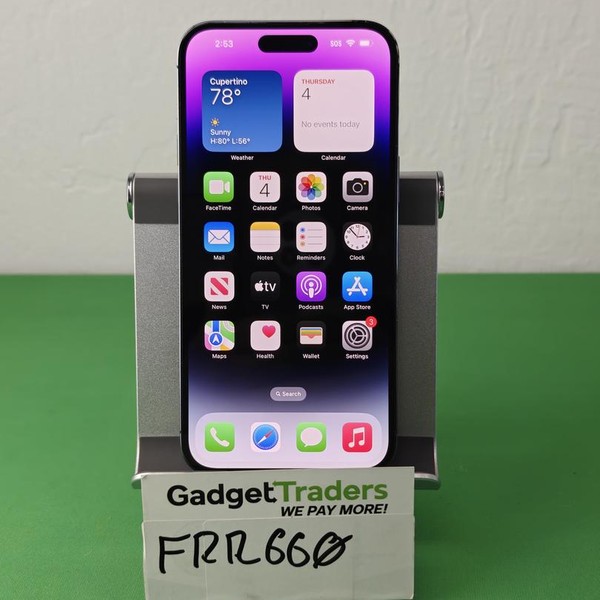Apple iPhone 14 Pro Max - Unlocked, 256 GB, Purple, A2651