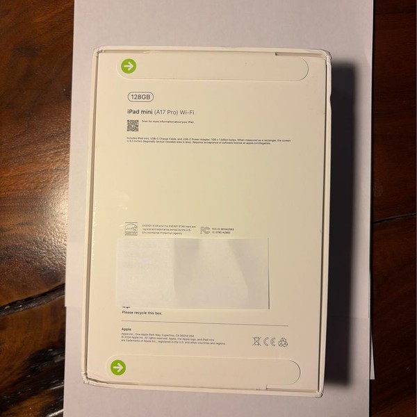 Apple iPad Mini 7th Gen - Wi-Fi, 128 GB, Starlight, A2993