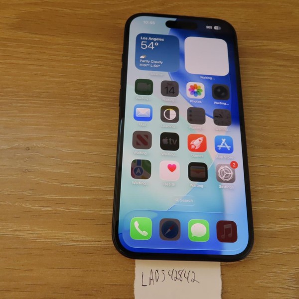 Apple iPhone 15 - Unlocked, 128 GB, Black, A2846