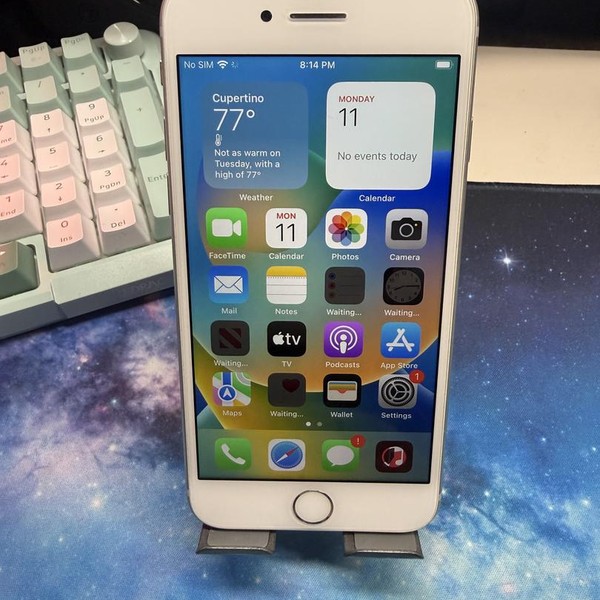 Apple iPhone 8 - Unlocked, 64 GB, Silver, A1863
