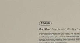 New
													Apple iPad Pro 13" (M4) 2024 - Unlocked, Silver, 256 GB, 8 GB, A2926, Standard Glass, photo 4 of 4