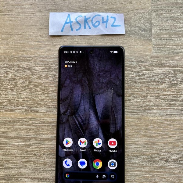 Google Pixel 7 - Unlocked, 128 GB, Obsidian, 8 GB, GVU6C, Sub-6 5G