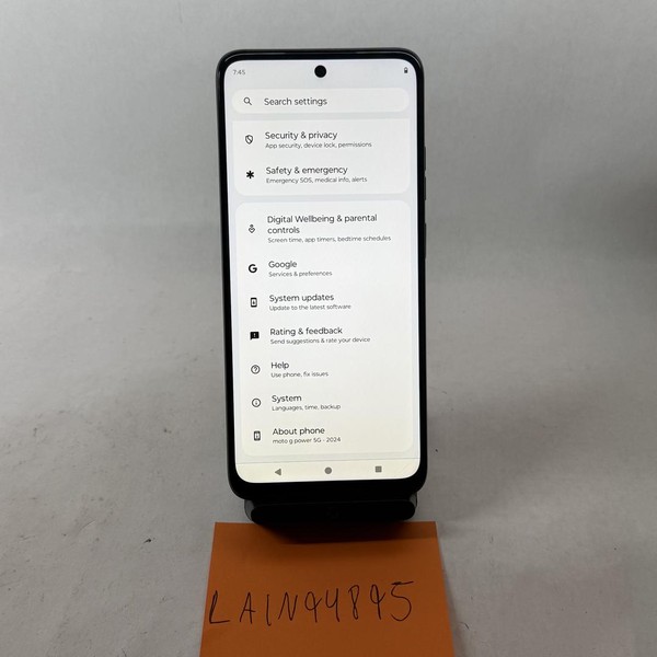 Moto G Power 5G 2024 - Unlocked, 128 GB, Black, 8 GB