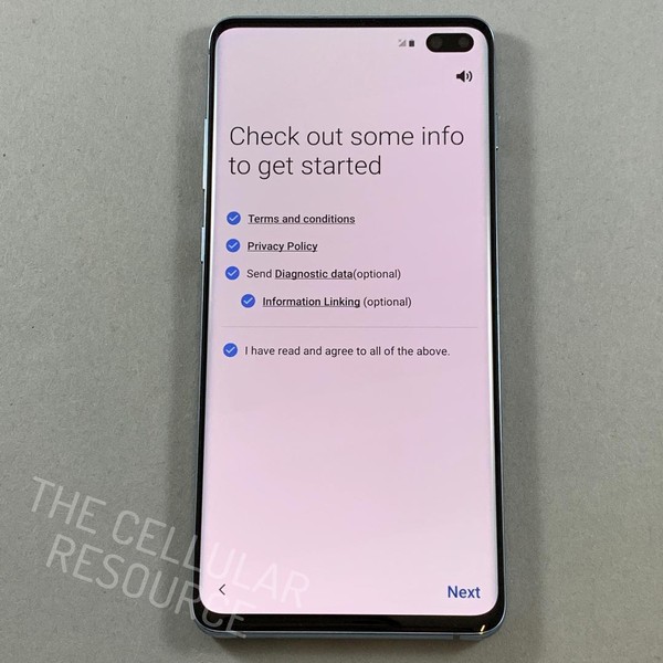 Samsung Galaxy S10 Plus - Verizon, 128 GB, Blue, 8 GB, SM-G975U
